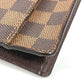 LOUIS VUITTON N45272 Damier Pimlico Pochette Crossbody Flap Shoulder Bag in Damier Canvas, Unisex, Ebene Brown