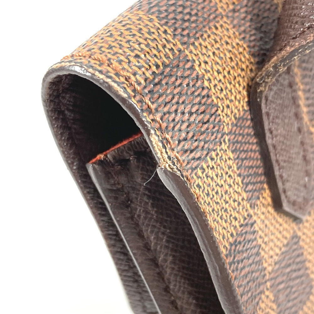 LOUIS VUITTON N45272 Damier Pimlico Pochette Crossbody Flap Shoulder Bag in Damier Canvas, Unisex, Ebene Brown