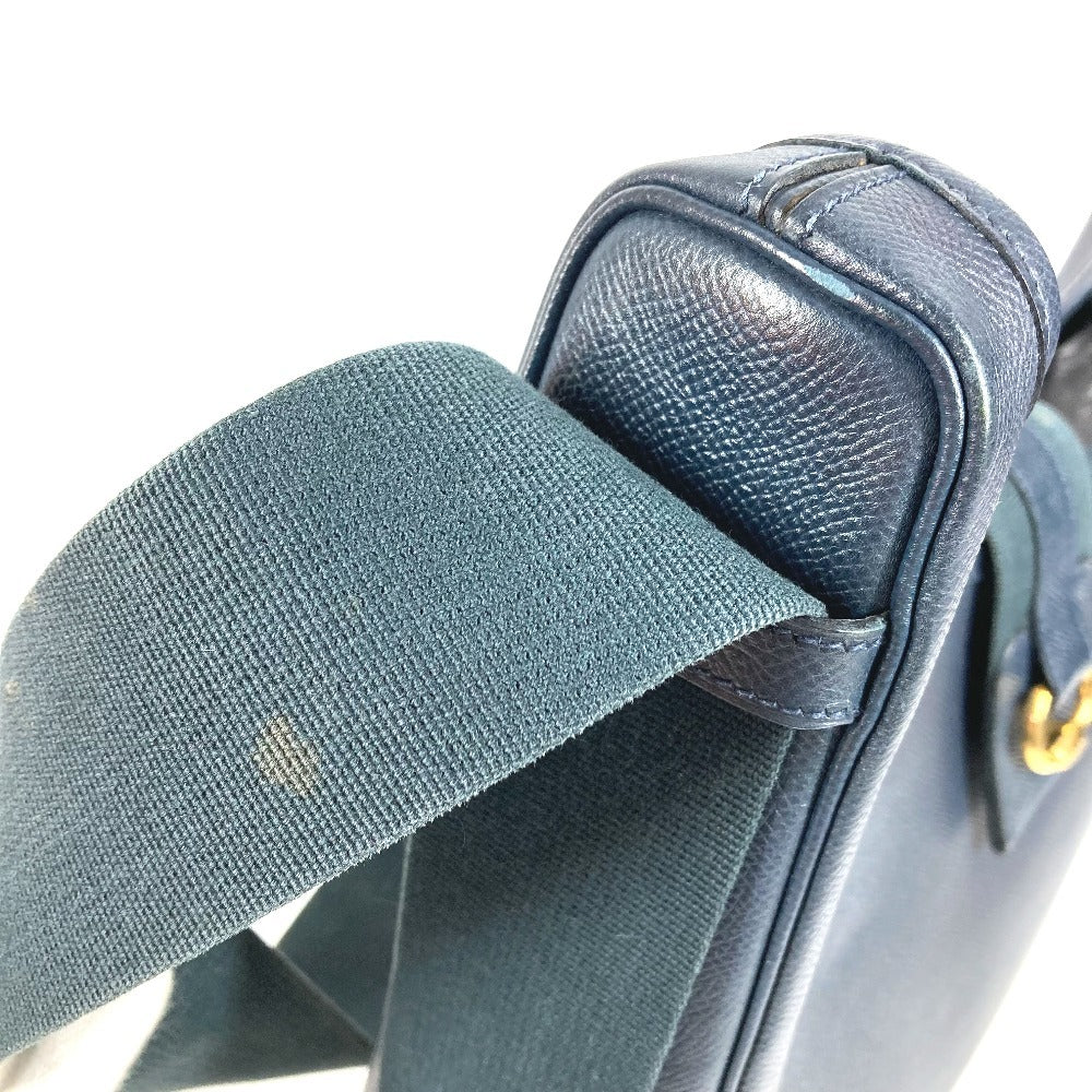 HERMES ヴィンテージ サコ カバン トートバッグ 肩掛け ショルダーバッグ クシュベル ユニセックス ネイビー
