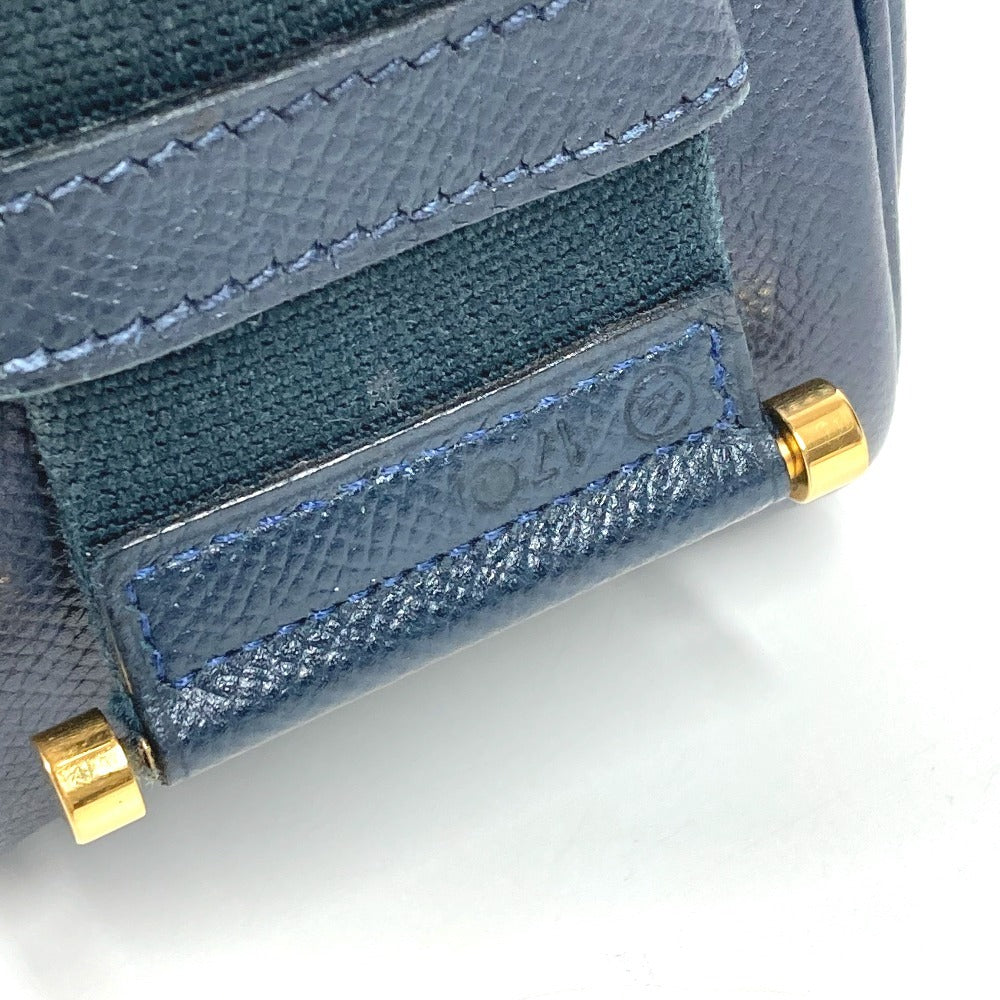HERMES ヴィンテージ サコ カバン トートバッグ 肩掛け ショルダーバッグ クシュベル ユニセックス ネイビー