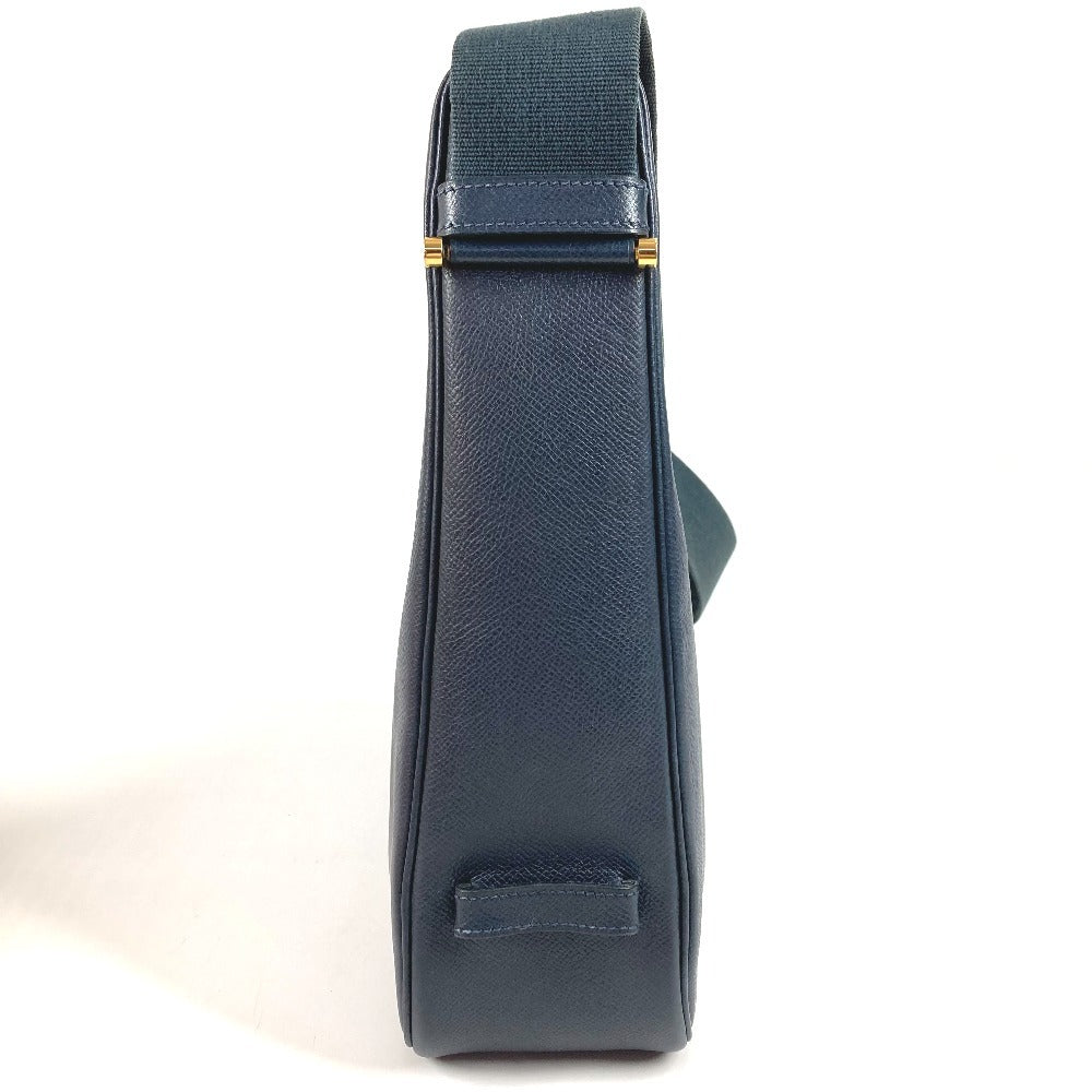 HERMES ヴィンテージ サコ カバン トートバッグ 肩掛け ショルダーバッグ クシュベル ユニセックス ネイビー