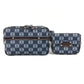 LOEWE Anagram Logo Waist Bag, Crossbody Shoulder Bag, Belt Bag, PVC/Leather, Unisex, Blue