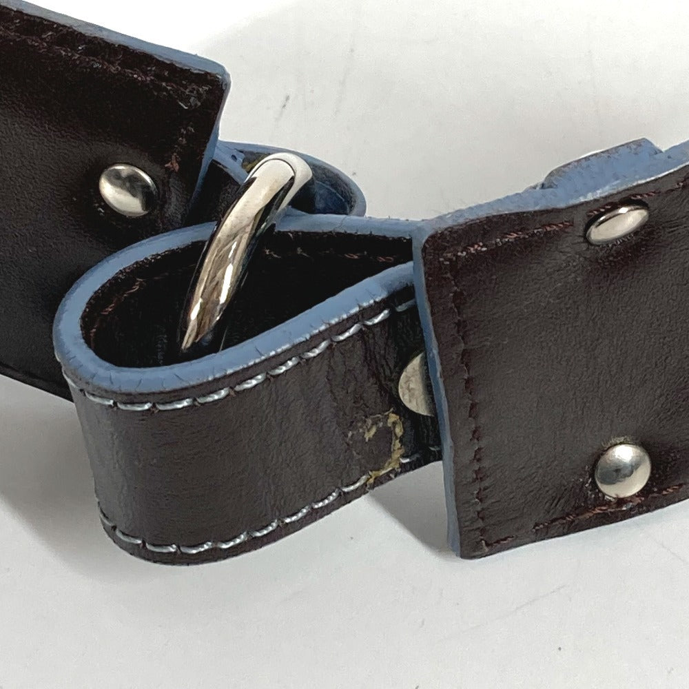 LOEWE Anagram Logo Waist Bag, Crossbody Shoulder Bag, Belt Bag, PVC/Leather, Unisex, Blue