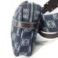 LOEWE Anagram Logo Waist Bag, Crossbody Shoulder Bag, Belt Bag, PVC/Leather, Unisex, Blue
