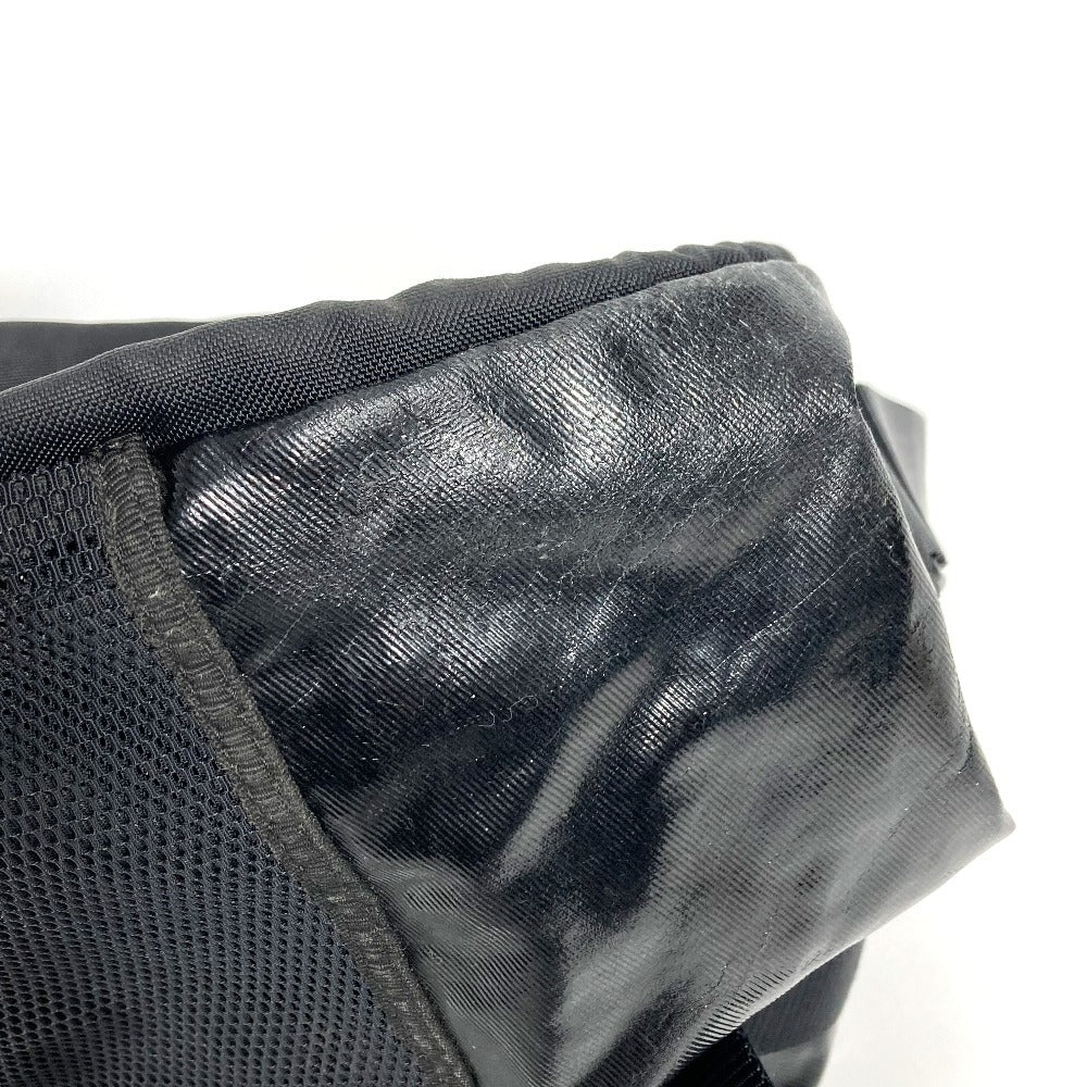 CHANEL スポーツ CC ココマーク ロゴ メッセンジャーバッグ 斜め掛け カバン フラップ ショルダーバッグ コーティングキャンバス レディース ブラック