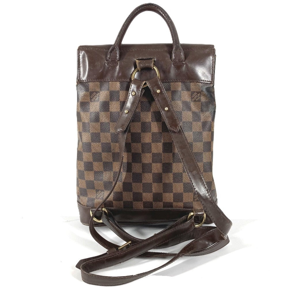 LOUIS VUITTON N51132 ダミエ ソーホー カバン バックパック リュックサック ダミエキャンバス ユニセックス エベヌ ブラウン