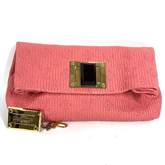 LOUIS VUITTON M40501 Monogram Motard Pochette Altaïr Flap Pouch with Mirror Charm, Unisex Clutch Bag, Rose Pink