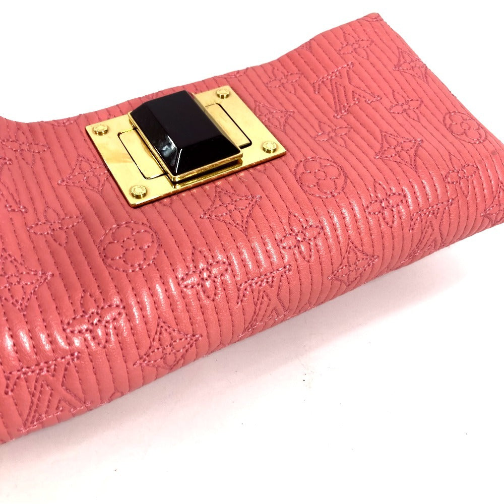 LOUIS VUITTON M40501 Monogram Motard Pochette Altaïr Flap Pouch with Mirror Charm, Unisex Clutch Bag, Rose Pink