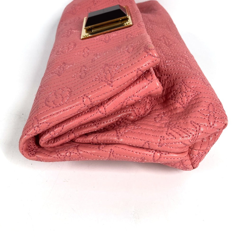 LOUIS VUITTON M40501 Monogram Motard Pochette Altaïr Flap Pouch with Mirror Charm, Unisex Clutch Bag, Rose Pink