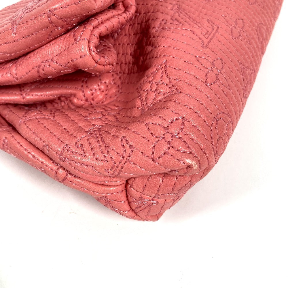 LOUIS VUITTON M40501 Monogram Motard Pochette Altaïr Flap Pouch with Mirror Charm, Unisex Clutch Bag, Rose Pink