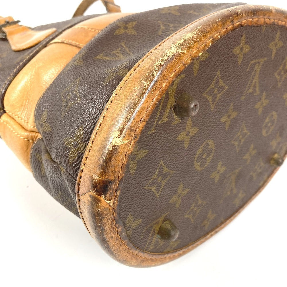 LOUIS VUITTON T42238 モノグラム バケットPM バケツ バケット PM USA アメリカ 限定 トートバッグ カバン ハンドバッグ モノグラムキャンバス レディース ブラウン