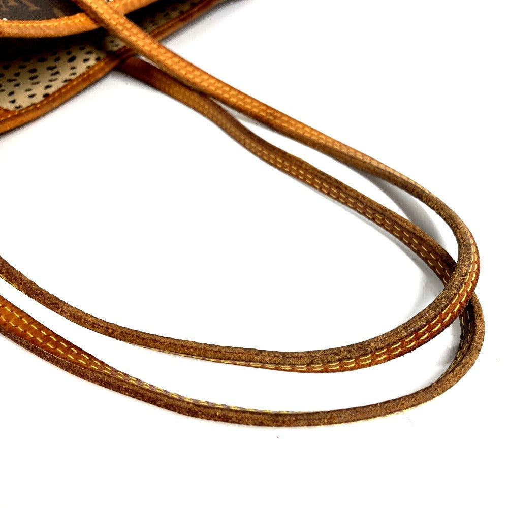 LOUIS VUITTON M40684 Monogram Pumpkin Dot Neverfull MM Tote/Shoulder Bag in Collaboration with Yayoi Kusama, Monogram Canvas, Brown, Women's