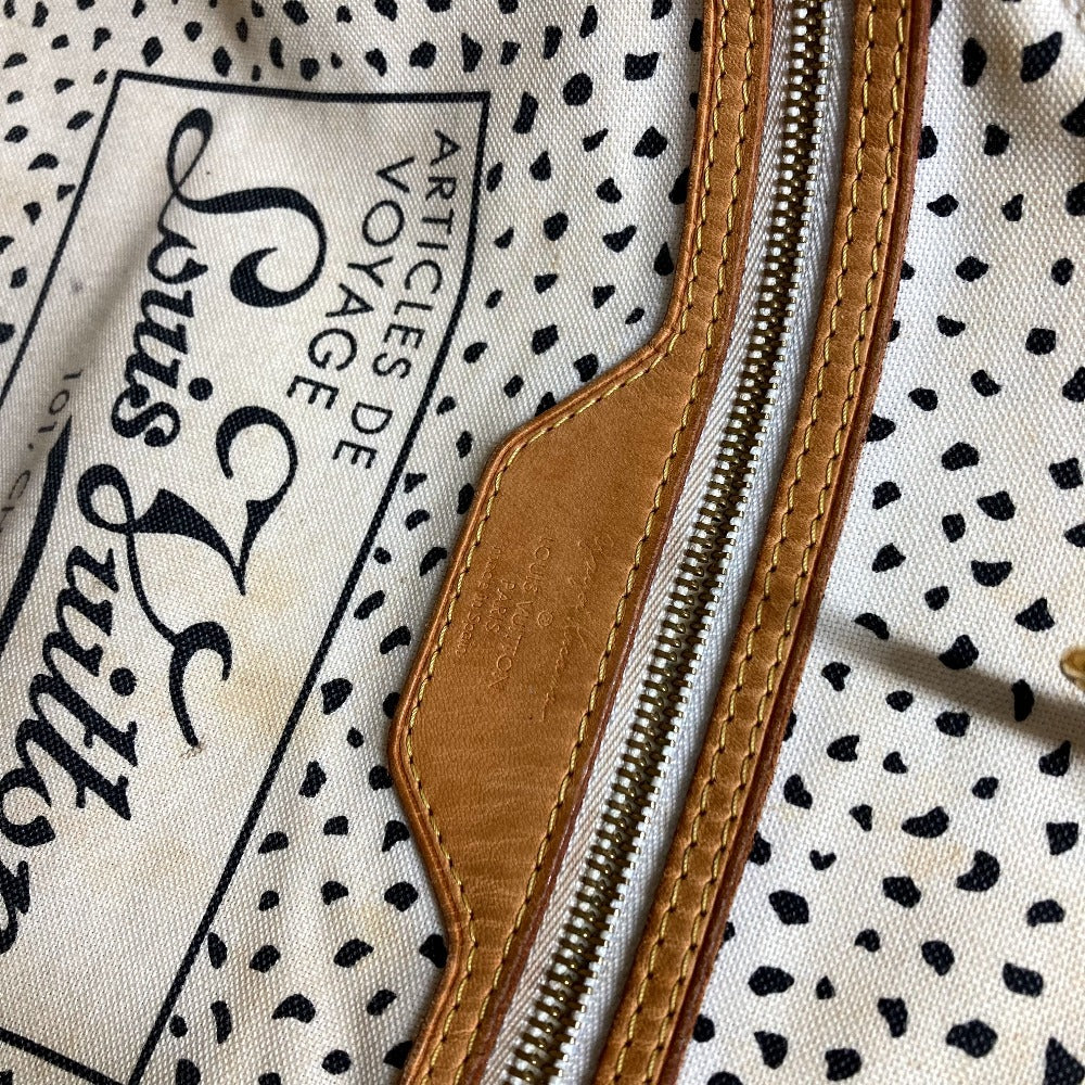 LOUIS VUITTON M40684 Monogram Pumpkin Dot Neverfull MM Tote/Shoulder Bag in Collaboration with Yayoi Kusama, Monogram Canvas, Brown, Women's