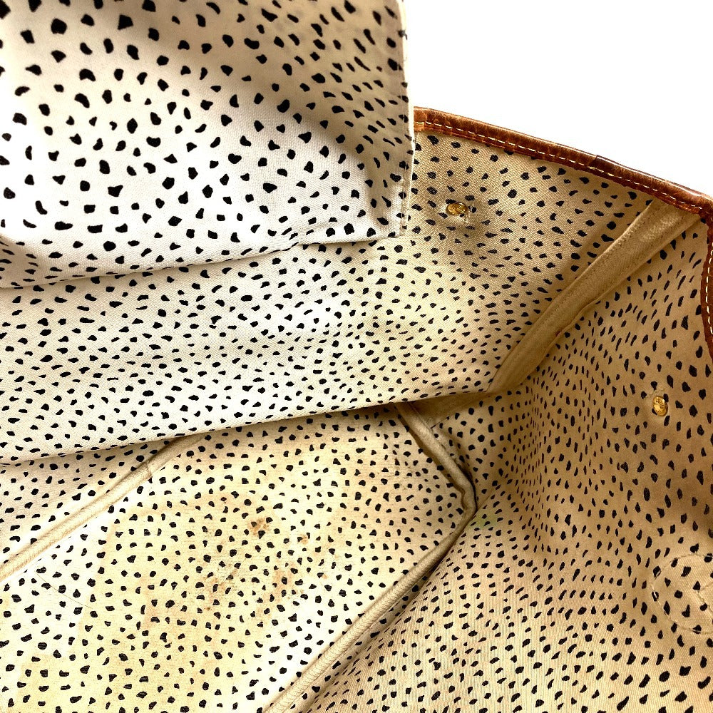 LOUIS VUITTON M40684 Monogram Pumpkin Dot Neverfull MM Tote/Shoulder Bag in Collaboration with Yayoi Kusama, Monogram Canvas, Brown, Women's