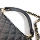 CHANEL マトラッセ キルティング 2.55 CC ココマーク ロゴ 2WAYバッグ ハンドバッグ フラップ チェーン トートバッグ 肩掛け カバン ショルダーバッグ エナメル レディース ブラック