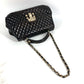 CHANEL マトラッセ キルティング 2.55 CC ココマーク ロゴ 2WAYバッグ ハンドバッグ フラップ チェーン トートバッグ 肩掛け カバン ショルダーバッグ エナメル レディース ブラック