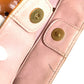 CHANEL CC ココマーク ロゴ パンチング 肩掛け ハンドバッグ ショルダーバッグ エナメル ユニセックス ピンク