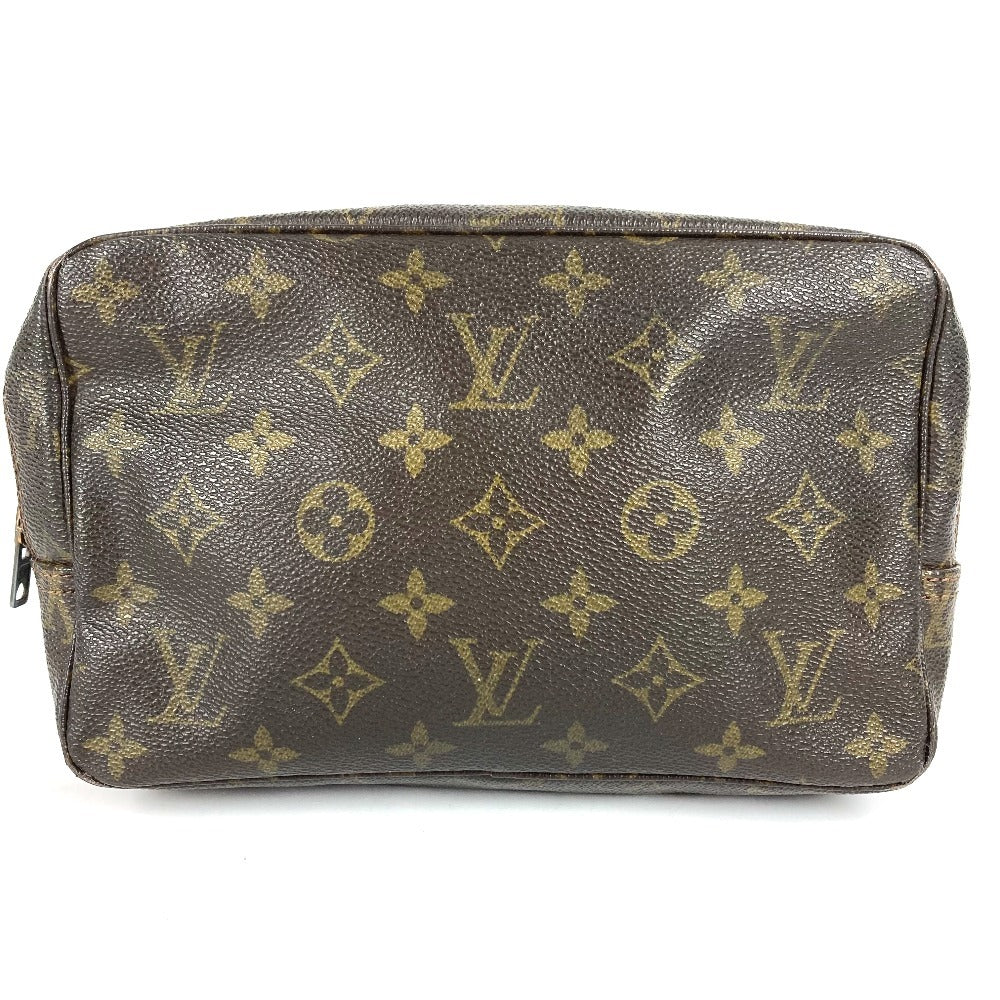 LOUIS VUITTON M47524 モノグラム トゥルーストワレット23 トゥルーストワレット 23 メイクポーチ 化粧ポーチ クラッチバッグ セカンドバッグ 化粧ポーチ モノグラムキャンバス ユニセックス ブラウン