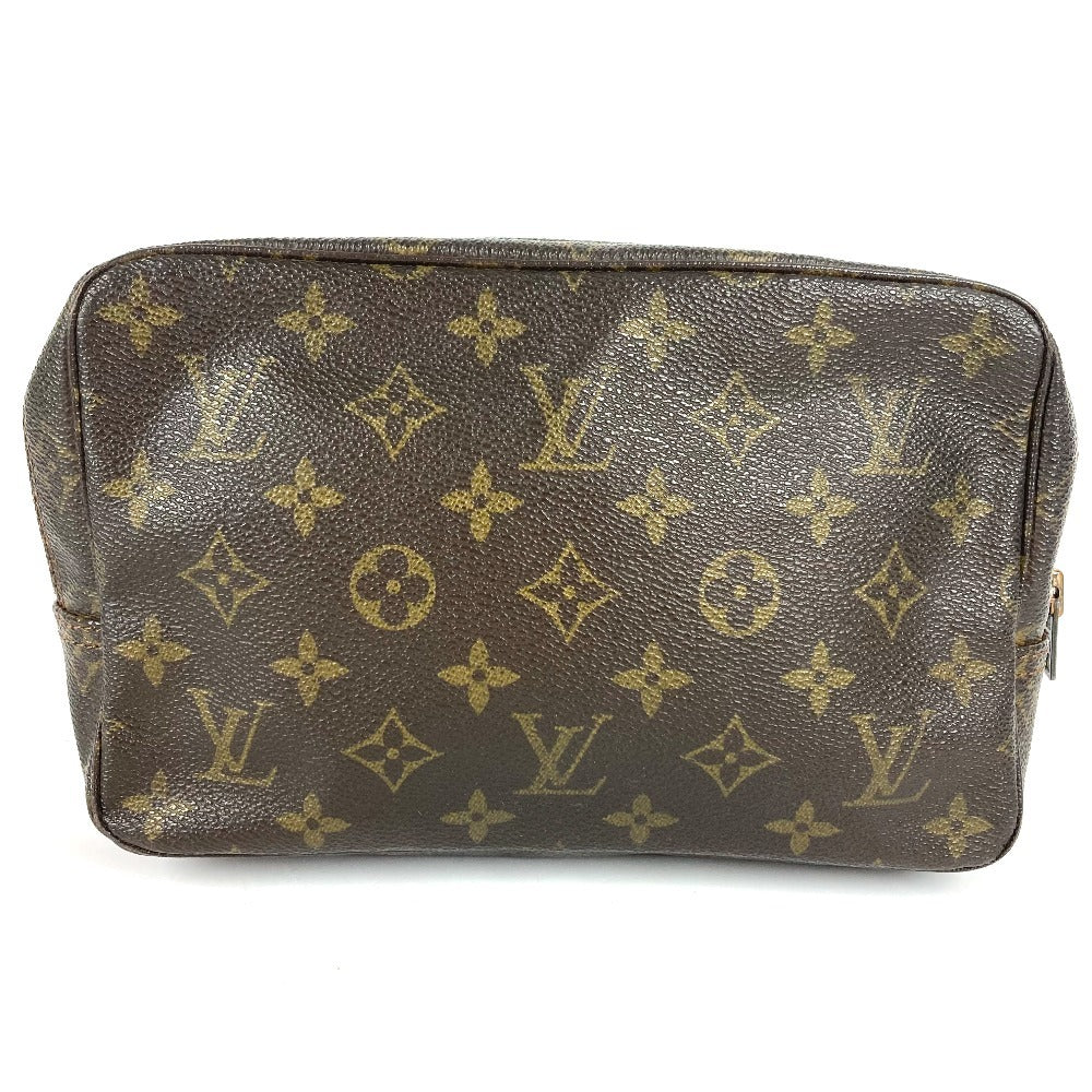 LOUIS VUITTON M47524 モノグラム トゥルーストワレット23 トゥルーストワレット 23 メイクポーチ 化粧ポーチ クラッチバッグ セカンドバッグ 化粧ポーチ モノグラムキャンバス ユニセックス ブラウン