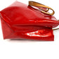 LOUIS VUITTON M91088 Monogram Vernis Reed PM Tote Bag/Handbag in Monogram Vernis Canvas, Unisex, Rouge Red