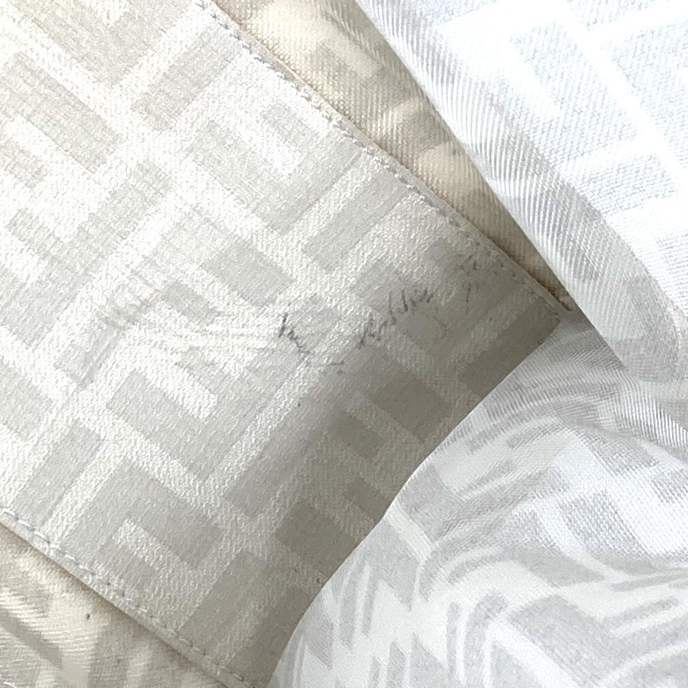 Vintage FENDI Zucca logo mesh shoulder bag with pouch and tote bag in PVC. Unisex.