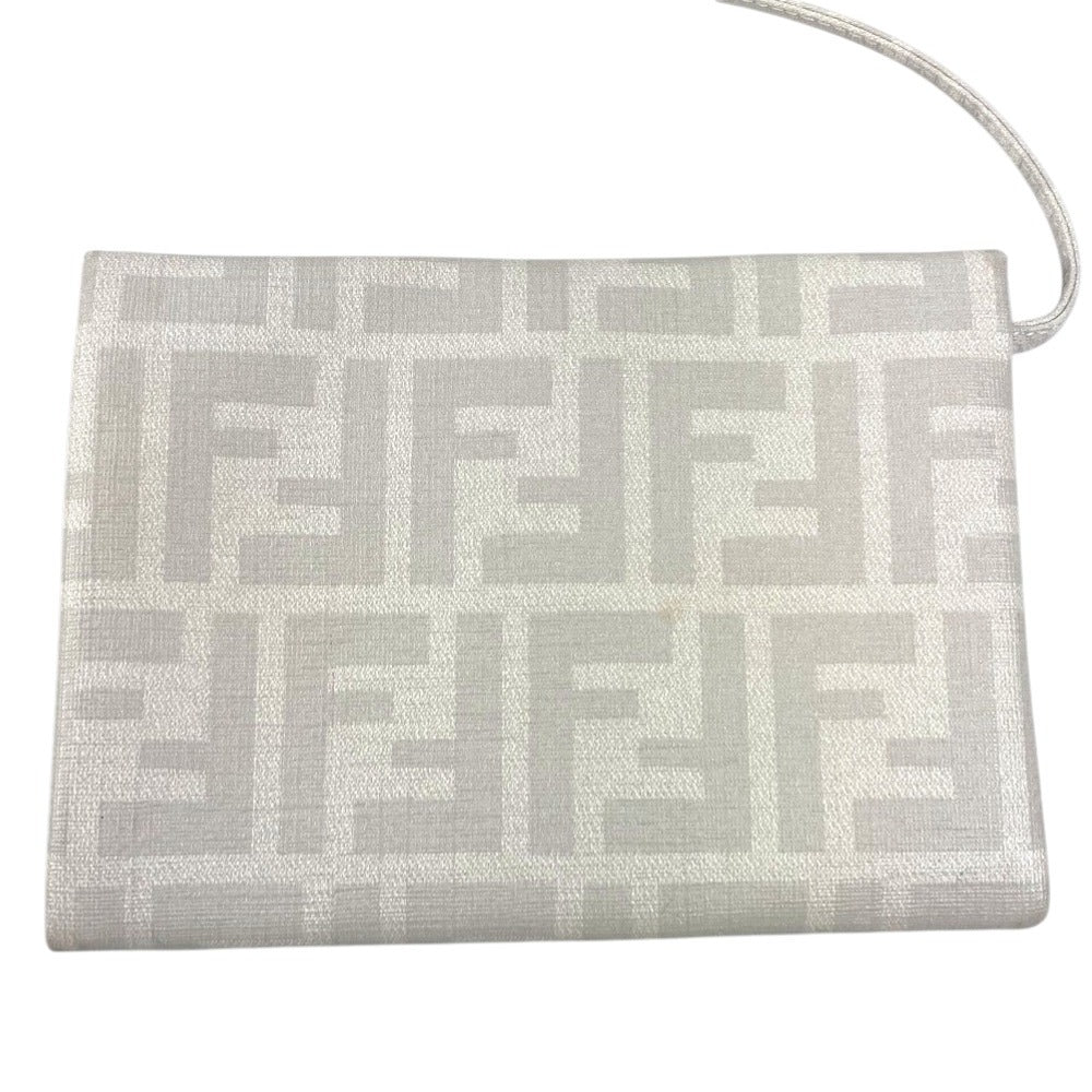 Vintage FENDI Zucca logo mesh shoulder bag with pouch and tote bag in PVC. Unisex.