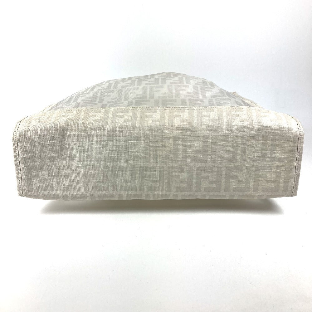 Vintage FENDI Zucca logo mesh shoulder bag with pouch and tote bag in PVC. Unisex.