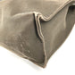HERMES Etrivière Shopping Tote Bag, Vertical Tote Shoulder Bag, Leather/Canvas, Unisex, Khaki