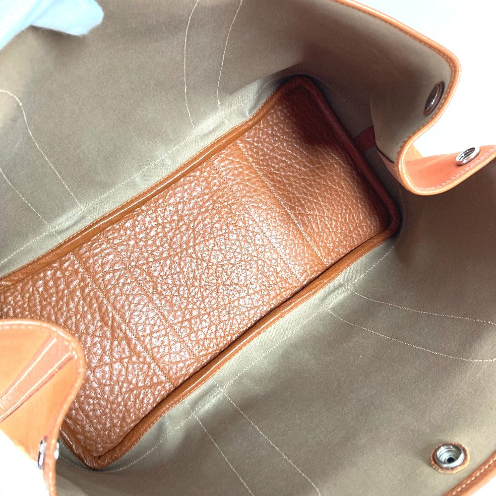 HERMES Garden Party 36 PM Garden Party 36 Bag, Handbag, Shoulder Bag, Tote Bag, Leather/Canvas, Unisex, Orange