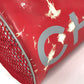 CHANEL Sport CC Coco Mark Logo Cylindrical Drum-Shaped Shoulder Bag, Rubber, Unisex, Red