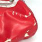CHANEL Sport CC Coco Mark Logo Cylindrical Drum-Shaped Shoulder Bag, Rubber, Unisex, Red