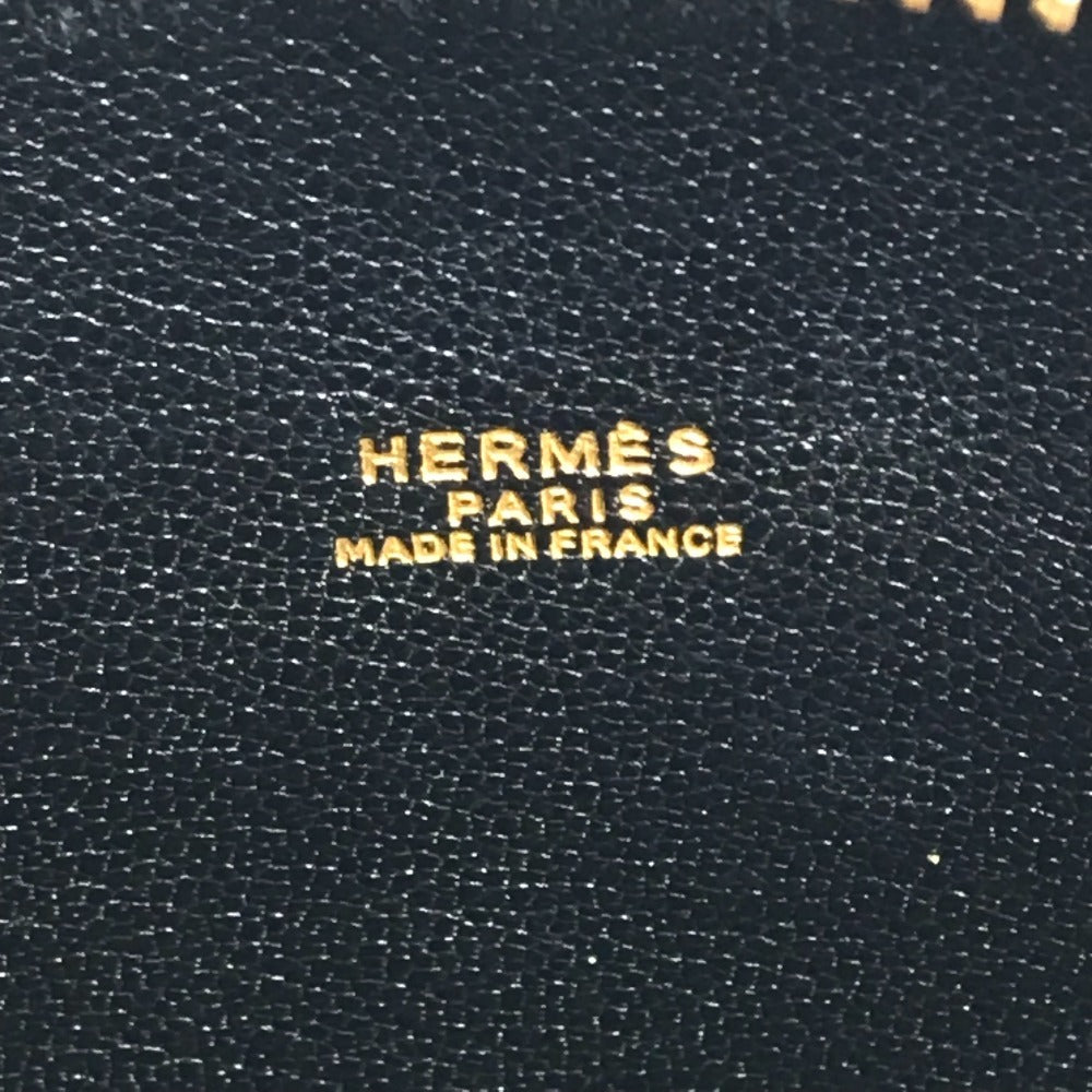 HERMES ヴィンテージ イルドヴォ― カバン トートバッグ ハンドバッグ レザー レディース ブラック