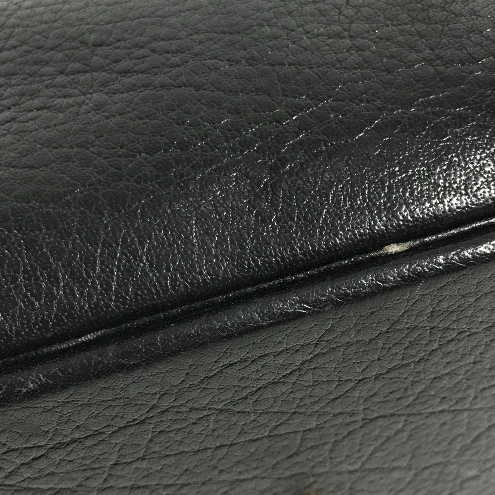 HERMES ヴィンテージ イルドヴォ― カバン トートバッグ ハンドバッグ レザー レディース ブラック