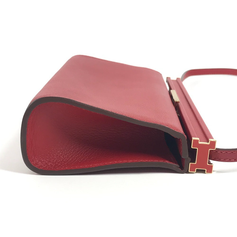 HERMES エルメス・クリックH21 エルメス・クリックH 21 2WAYバッグ 斜め掛け カバン クラッチバッグ ショルダーバッグ レディース ルージュピマン レッド