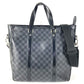 LOUIS VUITTON N51192 ダミエグラフィット タダオ トートバッグ 縦型 カバン 斜め掛け 2WAYバッグ ショルダーバッグ ダミエグラフィットキャンバス ユニセックス ブラック