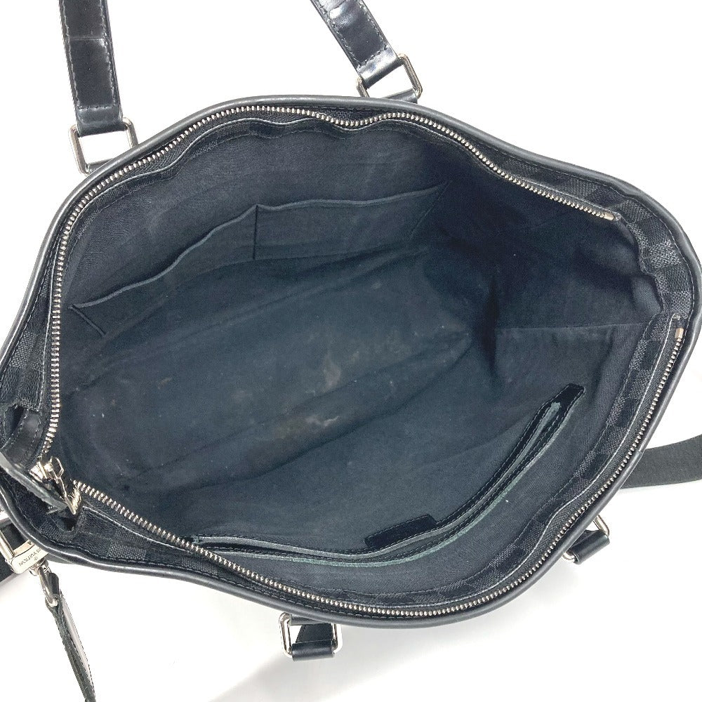LOUIS VUITTON N51192 ダミエグラフィット タダオ トートバッグ 縦型 カバン 斜め掛け 2WAYバッグ ショルダーバッグ ダミエグラフィットキャンバス ユニセックス ブラック