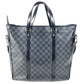 LOUIS VUITTON N51192 ダミエグラフィット タダオ トートバッグ 縦型 カバン 斜め掛け 2WAYバッグ ショルダーバッグ ダミエグラフィットキャンバス ユニセックス ブラック