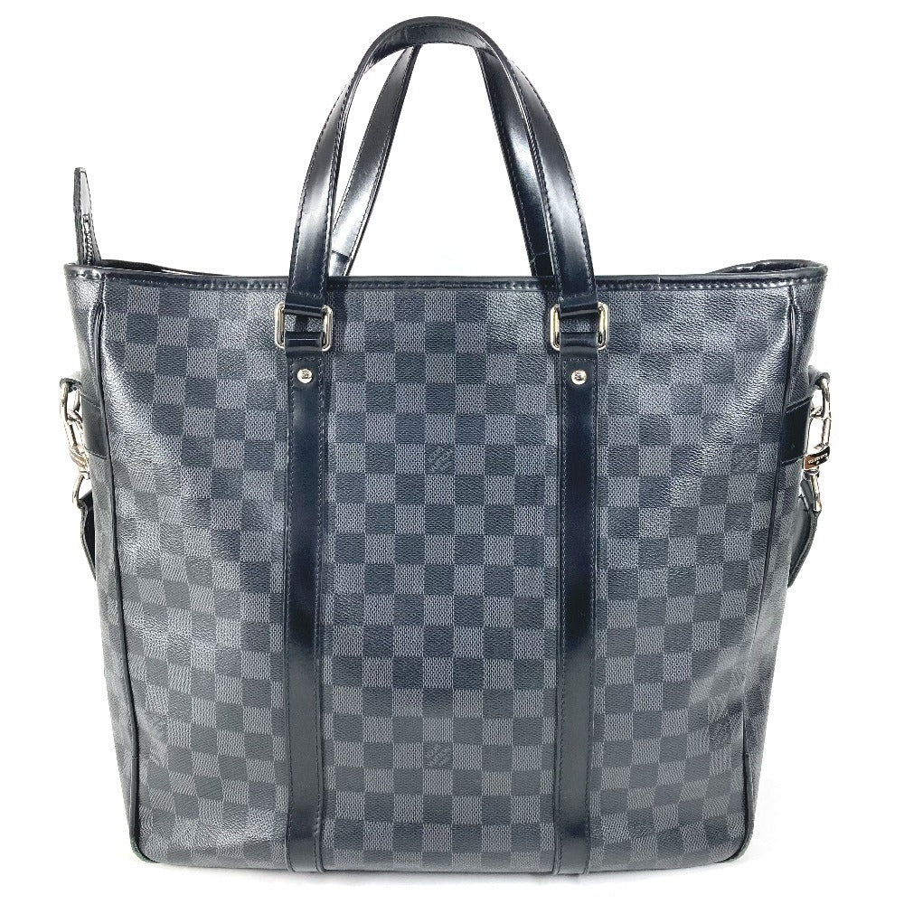 LOUIS VUITTON N51192 ダミエグラフィット タダオ トートバッグ 縦型 カバン 斜め掛け 2WAYバッグ ショルダーバッグ ダミエグラフィットキャンバス ユニセックス ブラック