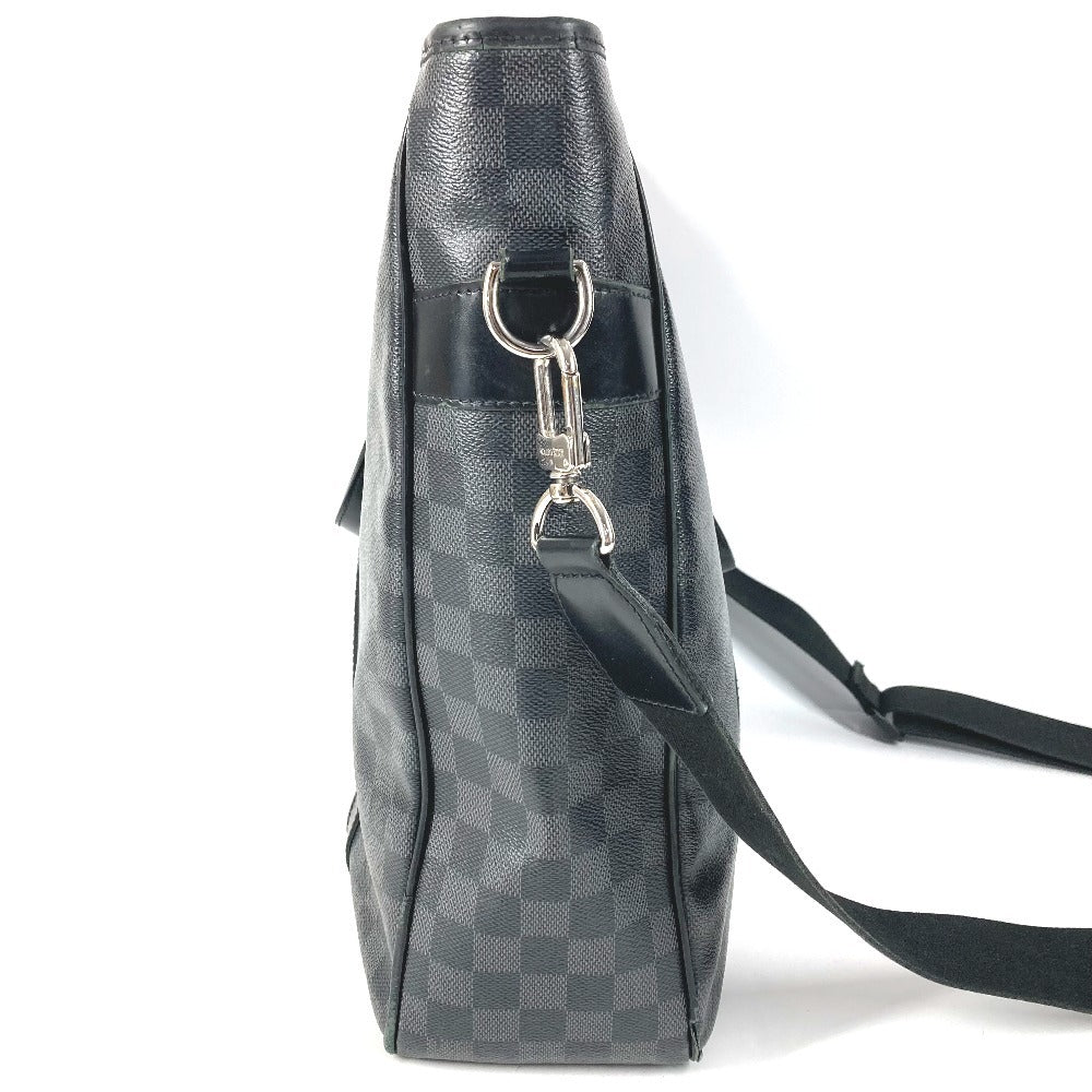 LOUIS VUITTON N51192 ダミエグラフィット タダオ トートバッグ 縦型 カバン 斜め掛け 2WAYバッグ ショルダーバッグ ダミエグラフィットキャンバス ユニセックス ブラック