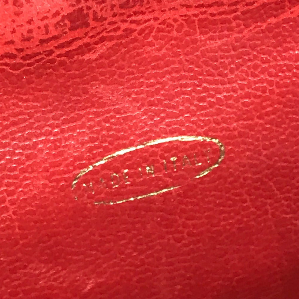 CHANEL ヴィンテージ ビッグ　CC ロゴ ココマーク カバン ベルトバッグ ボディバッグ ウエストポーチ ウエストバッグ レザー レディース レッド