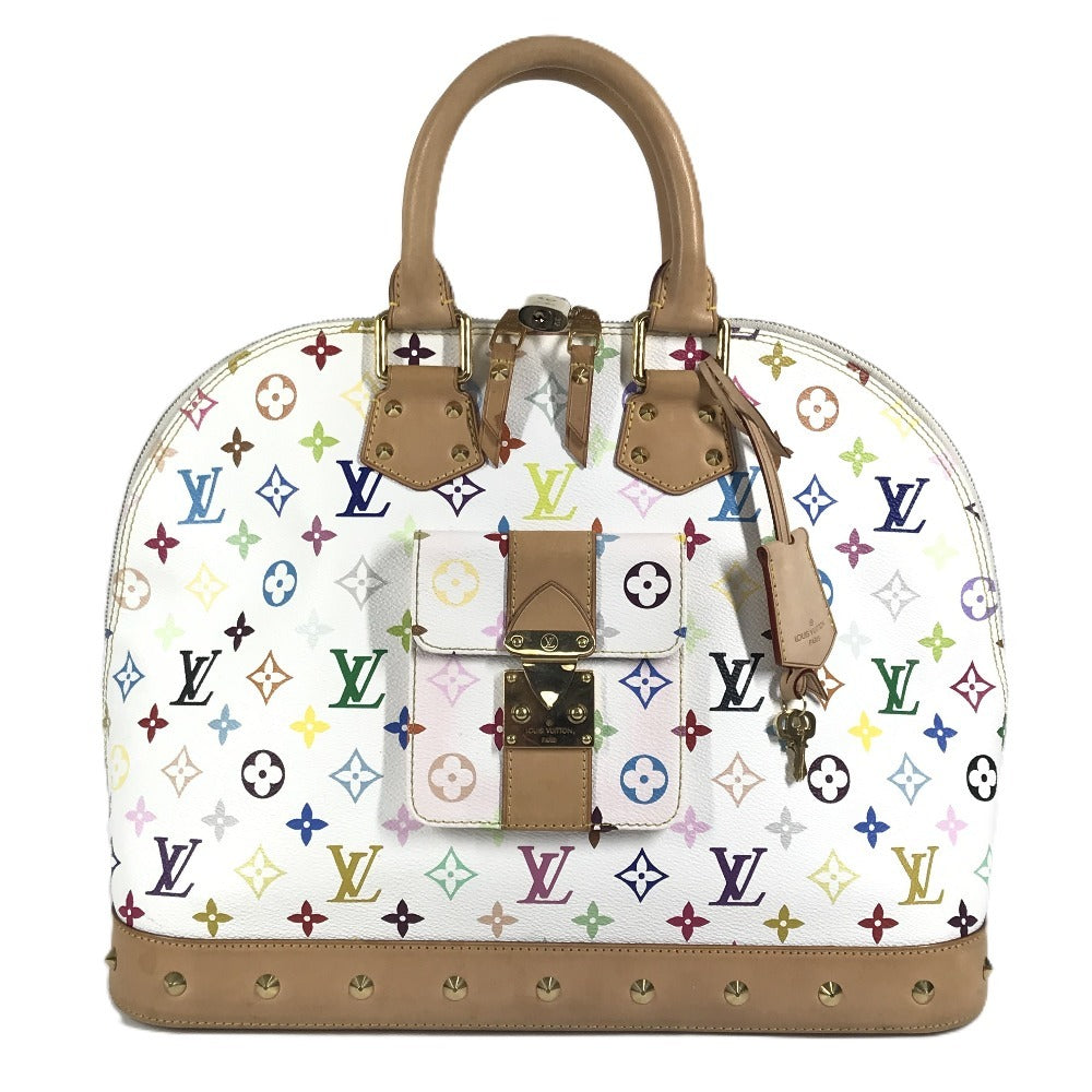 LOUIS VUITTON M40441 モノグラムマルチカラー アルマGM カバン トートバッグ ハンドバッグ モノグラムマルチカラーキャンバス ユニセックス ブロン ホワイト