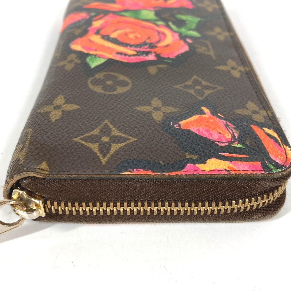 LOUIS VUITTON M93759 モノグラム ローズ スティーブンスプラウス ジッピーウォレット ラウンドファスナー ロングウォレット 長財布 モノグラムキャンバス レディース ブラウン