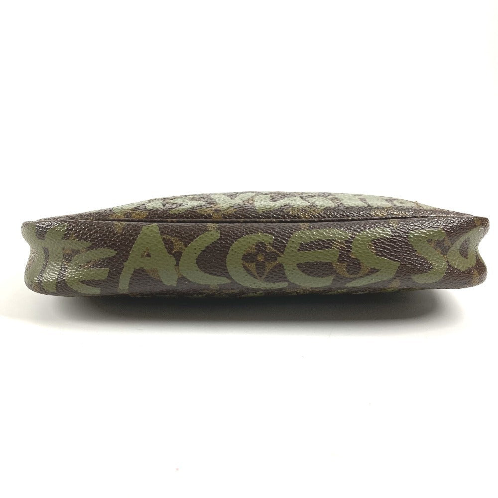 LOUIS VUITTON M92191 Monogram Graffiti Pochette Accessory Pouch, Shoulder Bag, Monogram Graffiti Canvas, Women's, Khaki