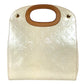 LOUIS VUITTON M91378 Monogram Vernis Maple Drive Bag Handbag Monogram Vernis Canvas Women's Perle White