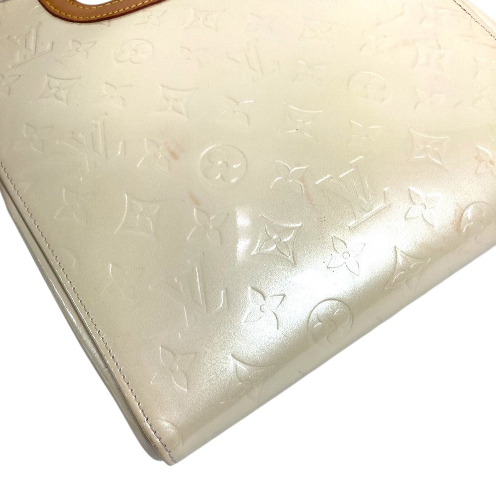 LOUIS VUITTON M91378 Monogram Vernis Maple Drive Bag Handbag Monogram Vernis Canvas Women's Perle White