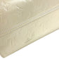LOUIS VUITTON M91378 Monogram Vernis Maple Drive Bag Handbag Monogram Vernis Canvas Women's Perle White