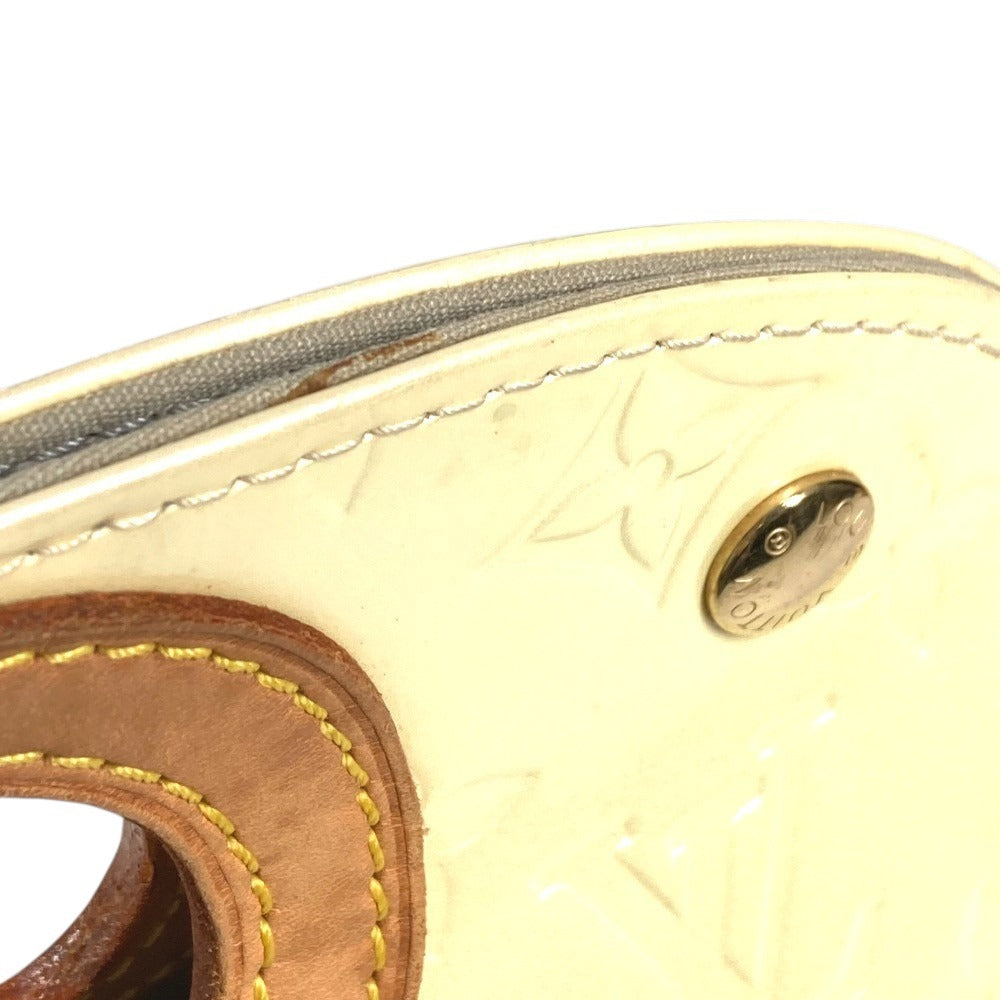 LOUIS VUITTON M91378 Monogram Vernis Maple Drive Bag Handbag Monogram Vernis Canvas Women's Perle White