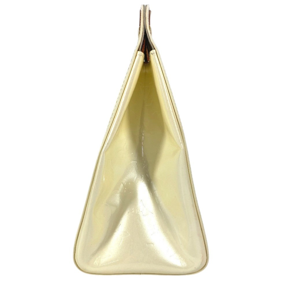 LOUIS VUITTON M91378 Monogram Vernis Maple Drive Bag Handbag Monogram Vernis Canvas Women's Perle White