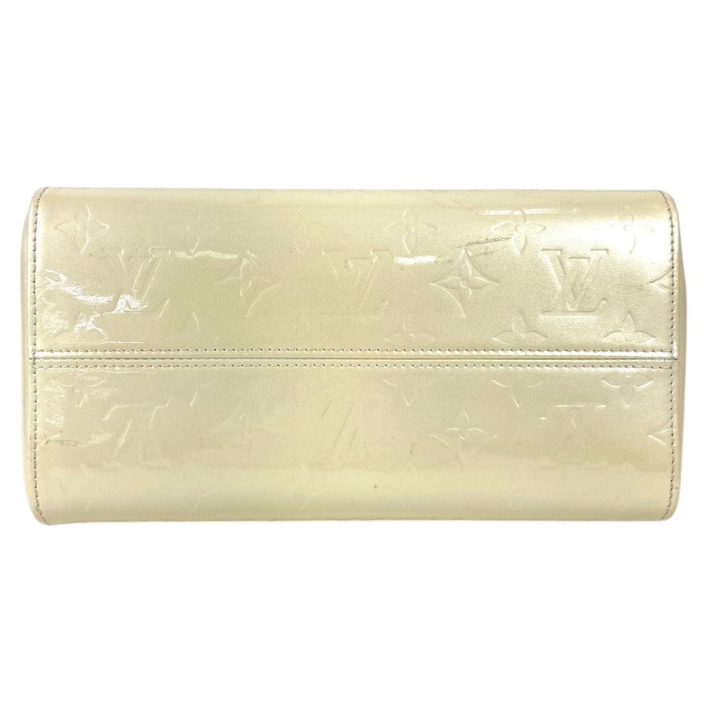 LOUIS VUITTON M91378 Monogram Vernis Maple Drive Bag Handbag Monogram Vernis Canvas Women's Perle White