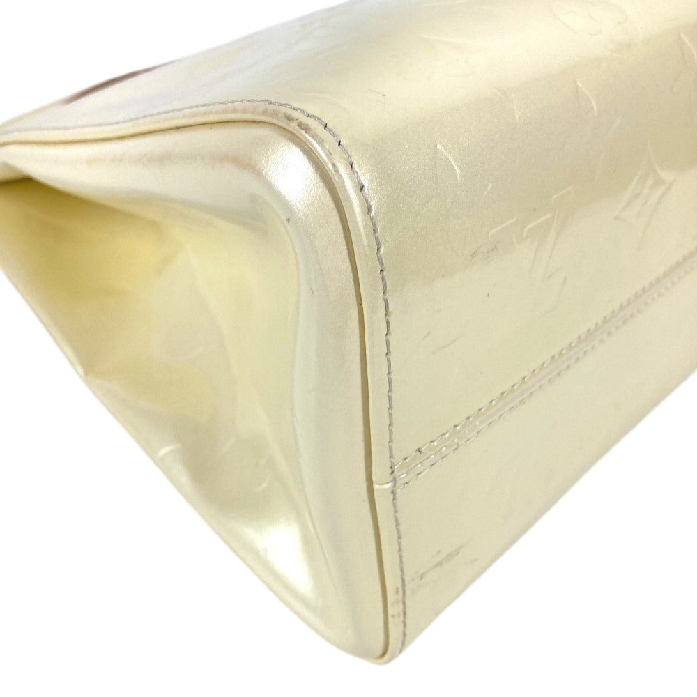 LOUIS VUITTON M91378 Monogram Vernis Maple Drive Bag Handbag Monogram Vernis Canvas Women's Perle White